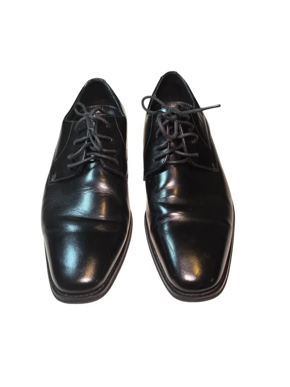 Stacy Adams Black Leather Oxfords Lace-Up (SKU#2129)